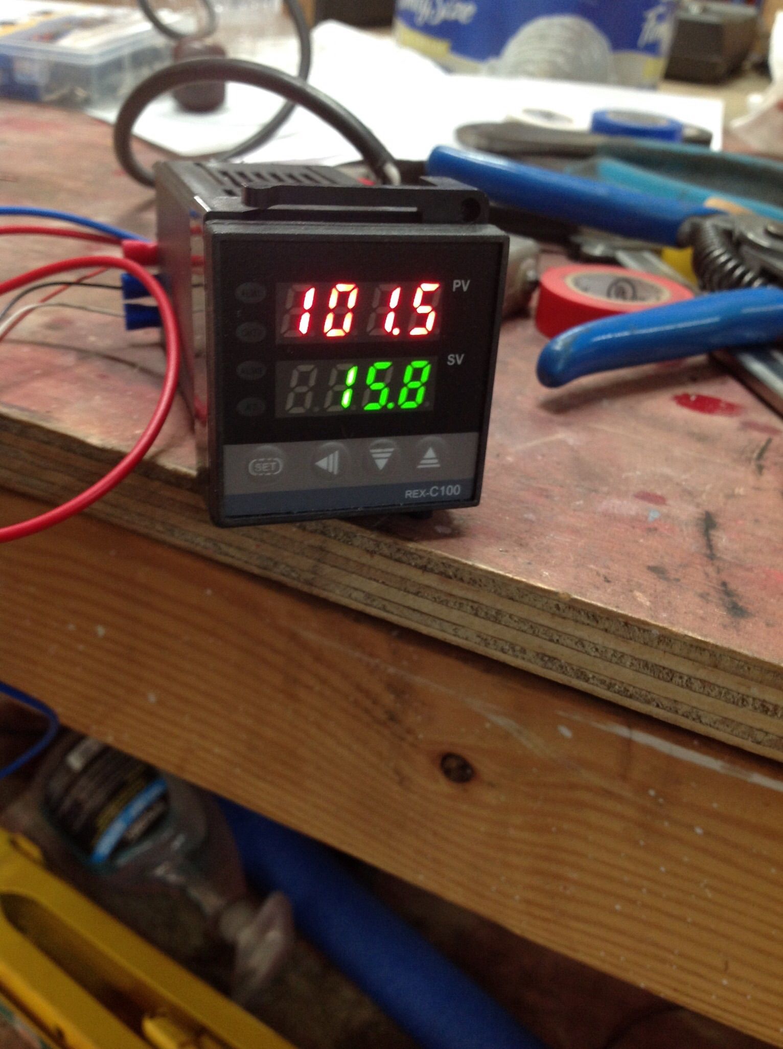 Second PID monitoring temp.