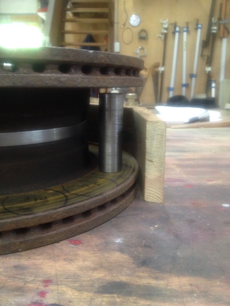 magnet core in the rotor cavity